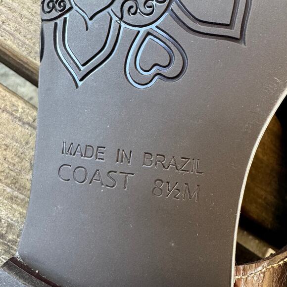 Brighton Coast Leather Sandals 8.5M | w/Box - Picture 4 of 6